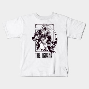 Valeria - THE IGUANA (WHITE BG) Kids T-Shirt